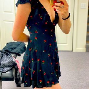 Lulu’s Cocktail Skater Cherry Bomb Dress